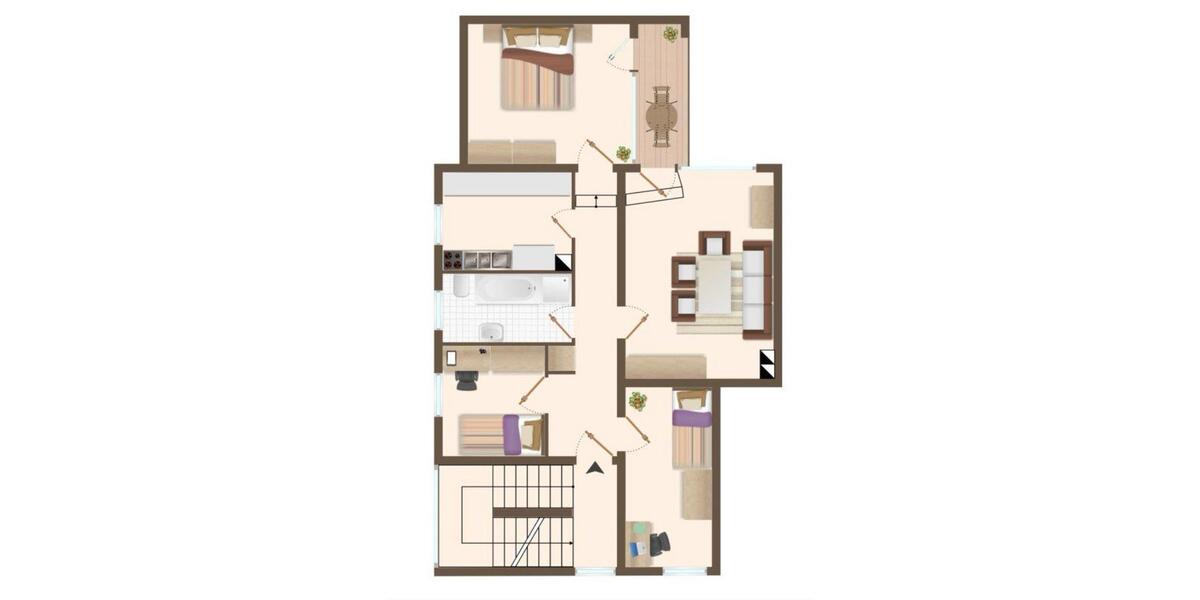 Etagenwohnung Kempten (Allgäu) - 4 Zimmer, 76 m&sup2;, 1.270&euro; | Angebot:25226022