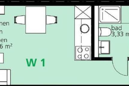 ERSTBEZUG! 2-Zimmer-Wohnung in Singen Stadtmitte (teilmöbliert)