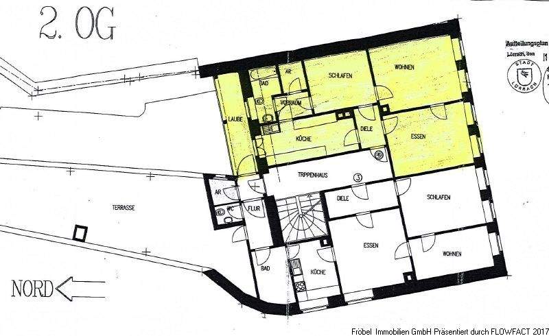 Etagenwohnung Lörrach - 3 Zimmer, 87 m&sup2;, 970&euro; | Angebot:25734285