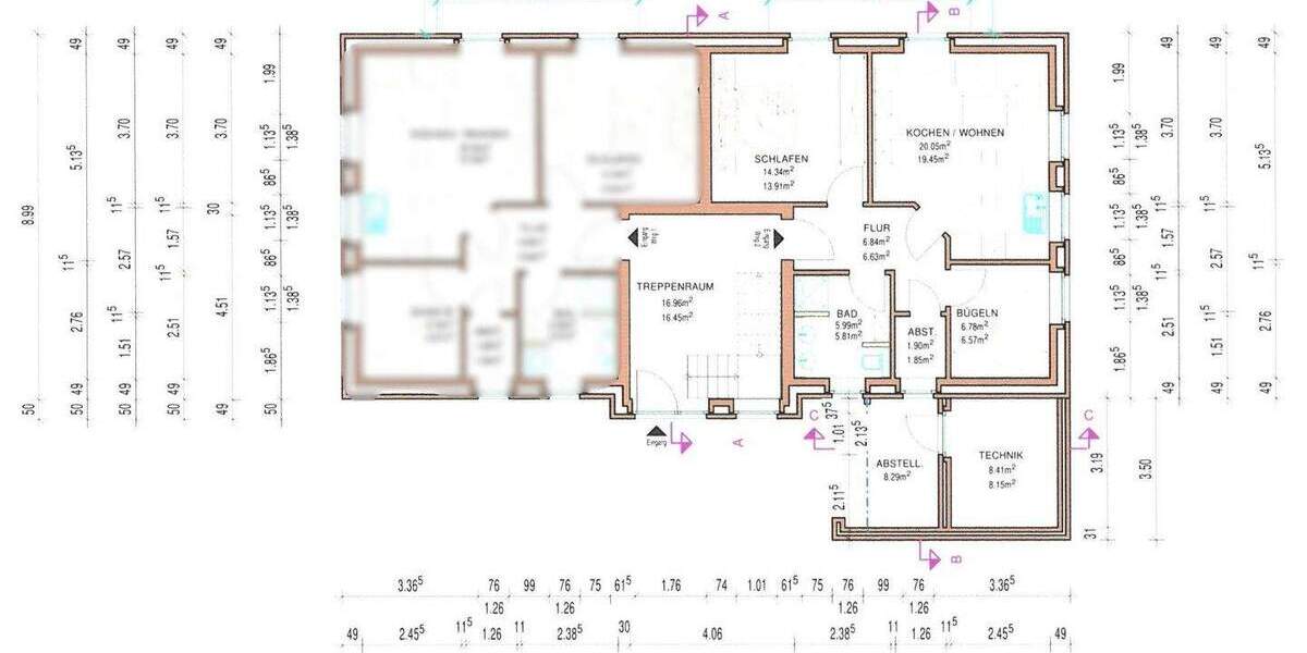Etagenwohnung Dollern - 2 Zimmer, 60 m&sup2;, 960&euro; | Angebot:24544182