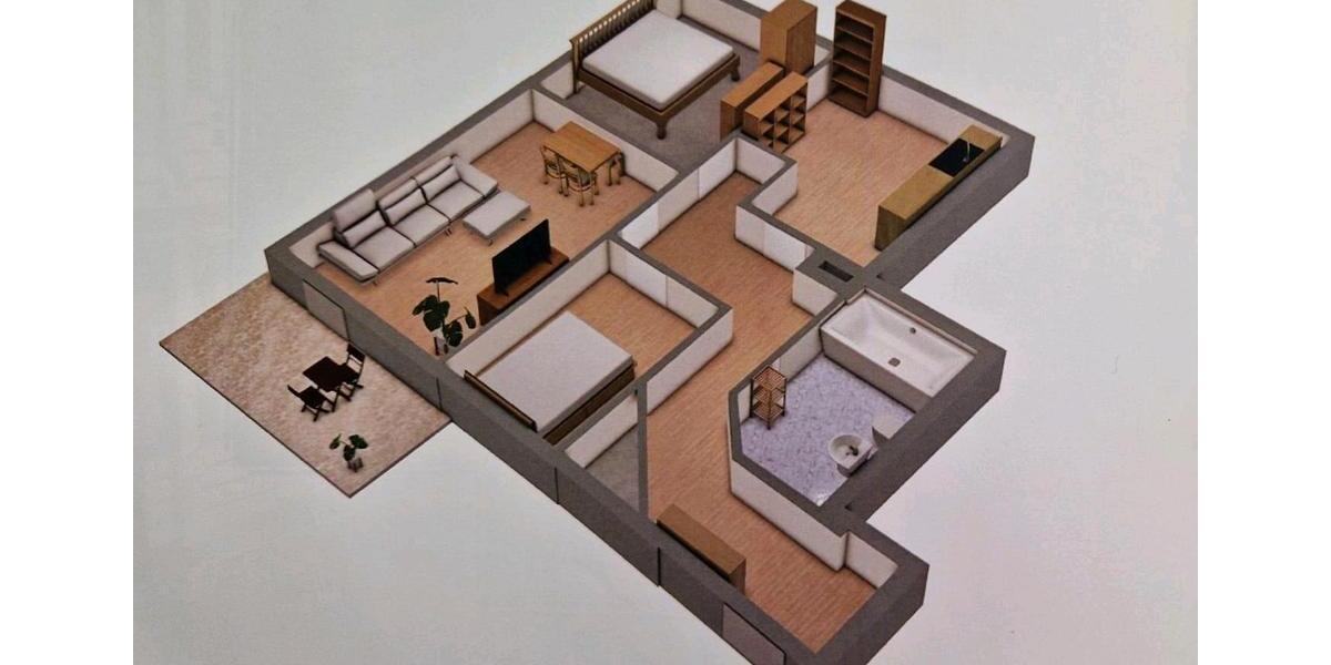 Erdgeschoßwohnung Bad Laasphe - 3 Zimmer, 84 m&sup2;, 700&euro; | Angebot:24787899