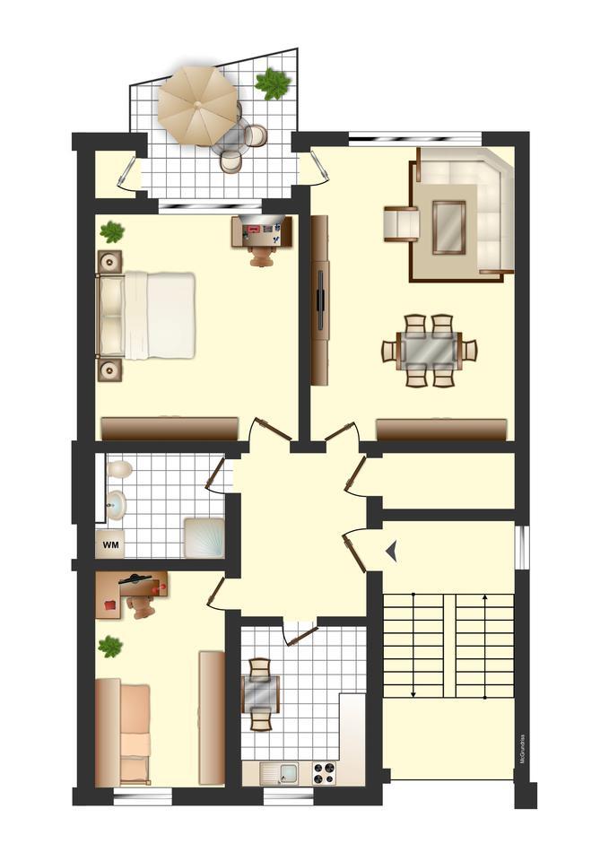 Modernisierte 3-Zimmer-Wohnung mit Balkon in Osterode!