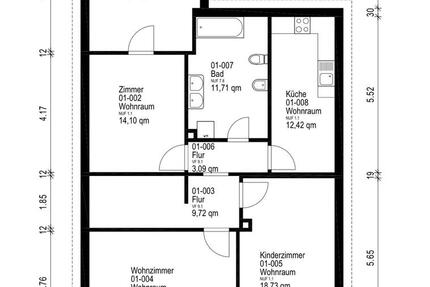 Wohnung Wunstorf - 4 Zimmer, 102 m&sup2;, 1.020&euro; | Angebot:25104123