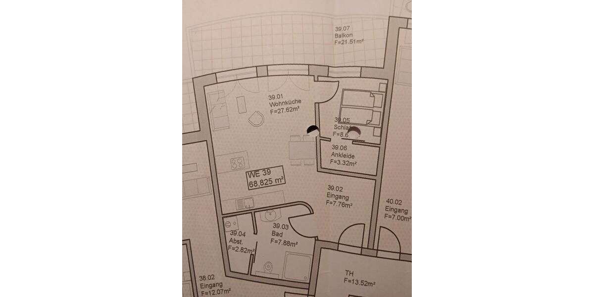 Etagenwohnung Ahnatal - 2 Zimmer, 69 m&sup2;, 880&euro; | Angebot:26656468