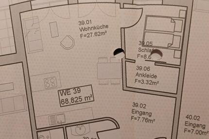 Wohnung Ahnatal - 2 Zimmer, 69 m&sup2;, 880&euro; | Angebot:26656468