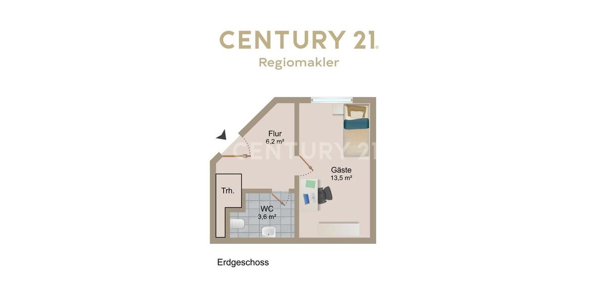 Maisonettenwohnung Köthen (Anhalt) - 5 Zimmer, 114 m&sup2;, 800&euro; | Angebot:25918002