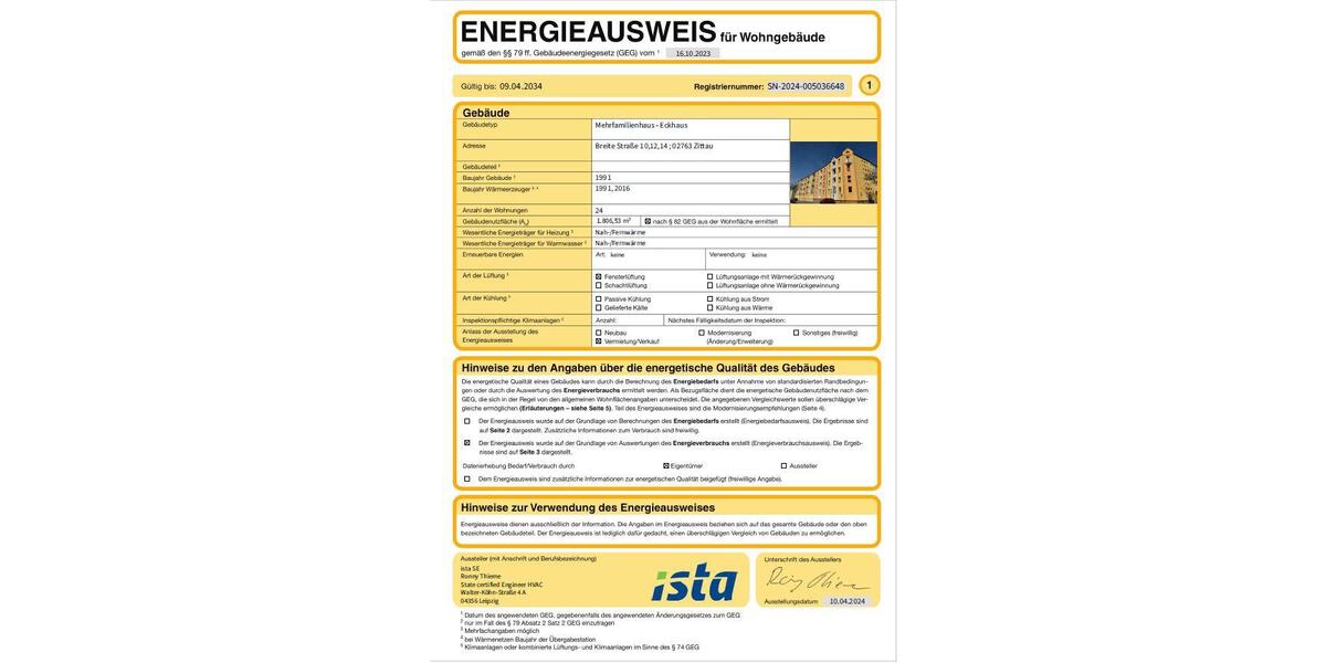 Erdgeschoßwohnung Zittau - 2 Zimmer, 49 m&sup2;, 316&euro; | Angebot:26277902