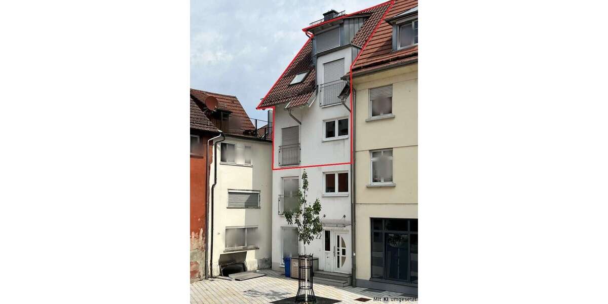 Etagenwohnung Biberach - 4 Zimmer, 87 m&sup2;, 1.075&euro; | Angebot:27441498