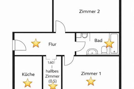 Wohnen auf Zeit Lübeck Innenstadt - 1.5 Zimmer, 22 m&sup2;, 850&euro; | Angebot:26115957