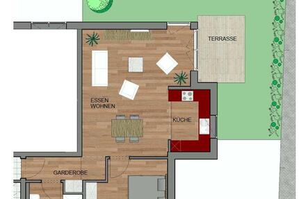 BEFRISTET - idyllisches wohnen mit eigenem Garten und direkter Waldrand Nähe! LED - EBK 2x KFZ Park. 2 zimmer