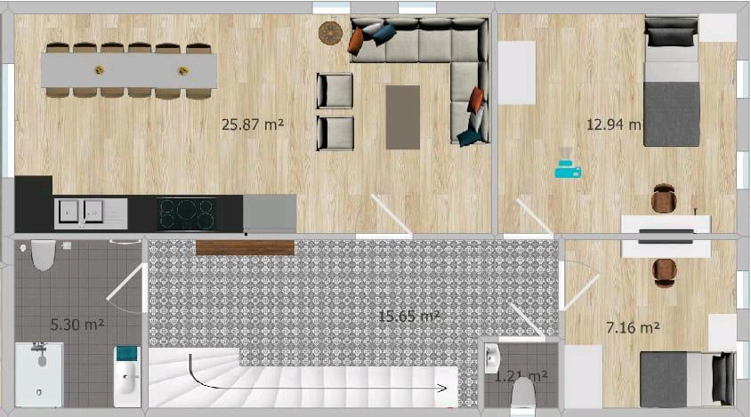 Wohnen auf Zeit Bremen Gröpelingen - 1 Zimmer, 13 m&sup2;, 495&euro; | Angebot:25025543