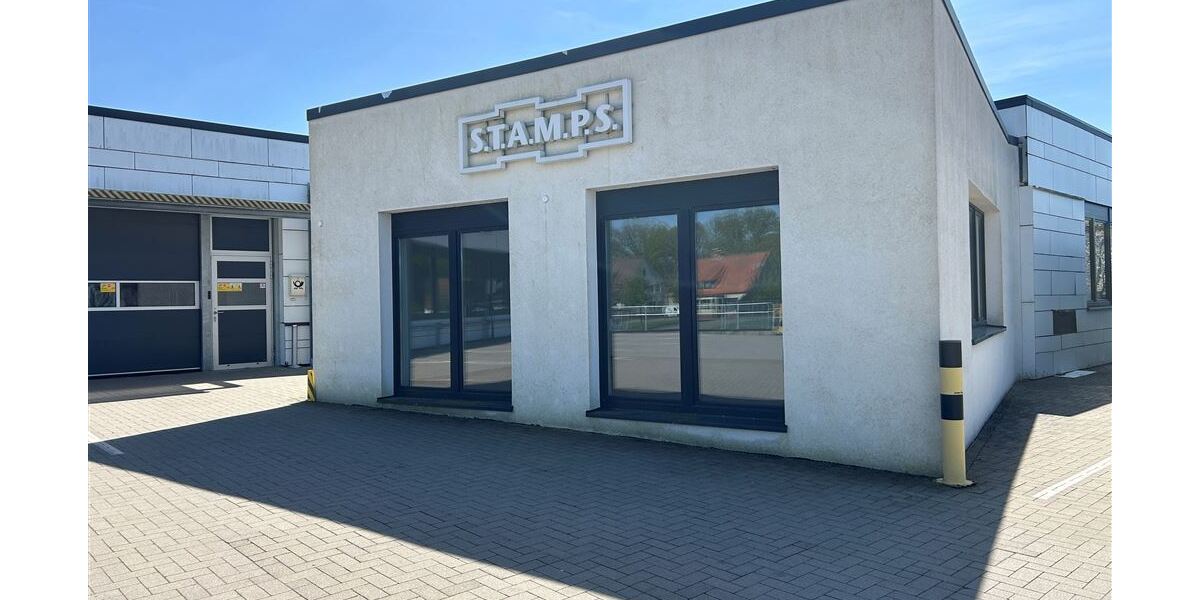 Interessante Lagerhalle mit Laderampen u. Bürofläche - Gewerbeobjekt Steyerberg | Angebot:26858109