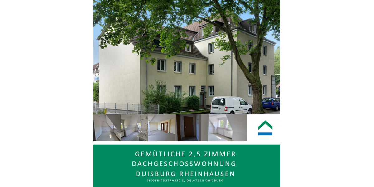 Etagenwohnung Duisburg Hochemmerich - 2.5 Zimmer, 64 m&sup2;, 405&euro; | Angebot:27043134