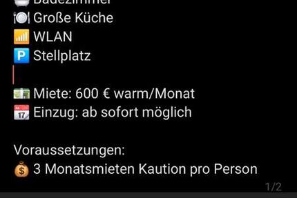 wg Zimmer zu vermieten