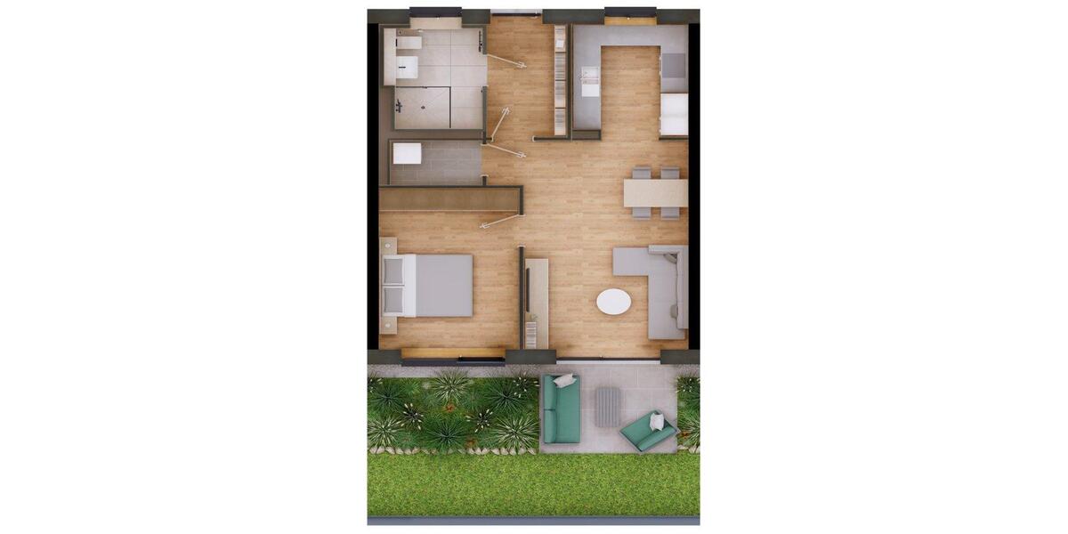 Erdgeschoßwohnung Deggendorf - 2 Zimmer, 64 m&sup2;, 980&euro; | Angebot:26250509