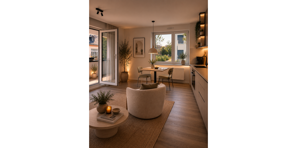 Etagenwohnung Heidelberg Boxberg - 2 Zimmer, 47 m&sup2;, 824&euro; | Angebot:27073069