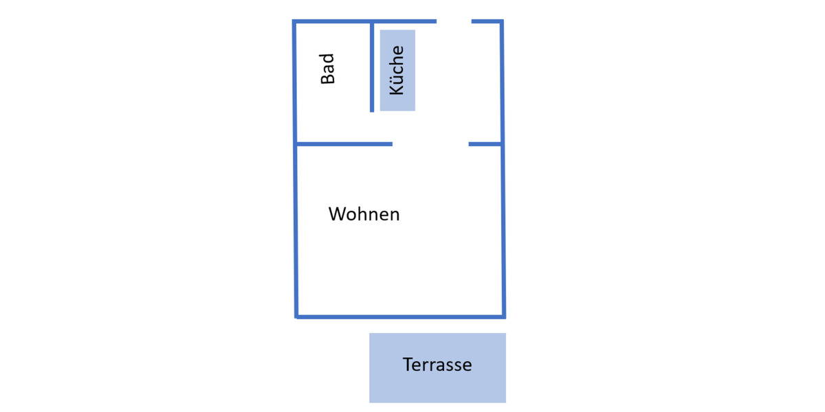 1-Zimmer Wohnung in KA-Waldstadt 1 zimmer