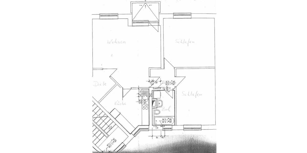 Etagenwohnung Dippoldiswalde - 3 Zimmer, 82 m&sup2;, 542&euro; | Angebot:26355002