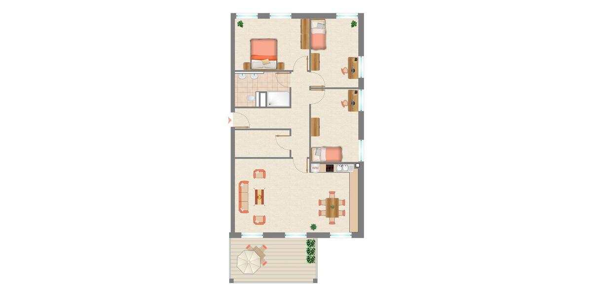 Etagenwohnung Schweich - 4 Zimmer, 124 m&sup2;, 1.690&euro; | Angebot:24239519