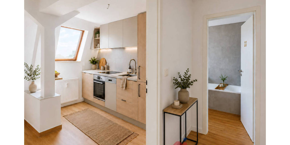Etagenwohnung Magdeburg Fermersleben - 2 Zimmer, 52 m&sup2;, 399&euro; | Angebot:26788081