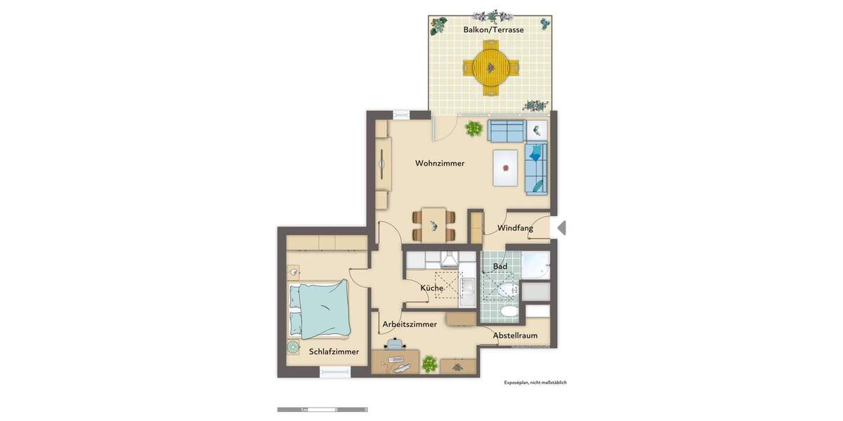 Etagenwohnung Bremerhaven Lehe - 3 Zimmer, 56 m&sup2;, 390&euro; | Angebot:25779710