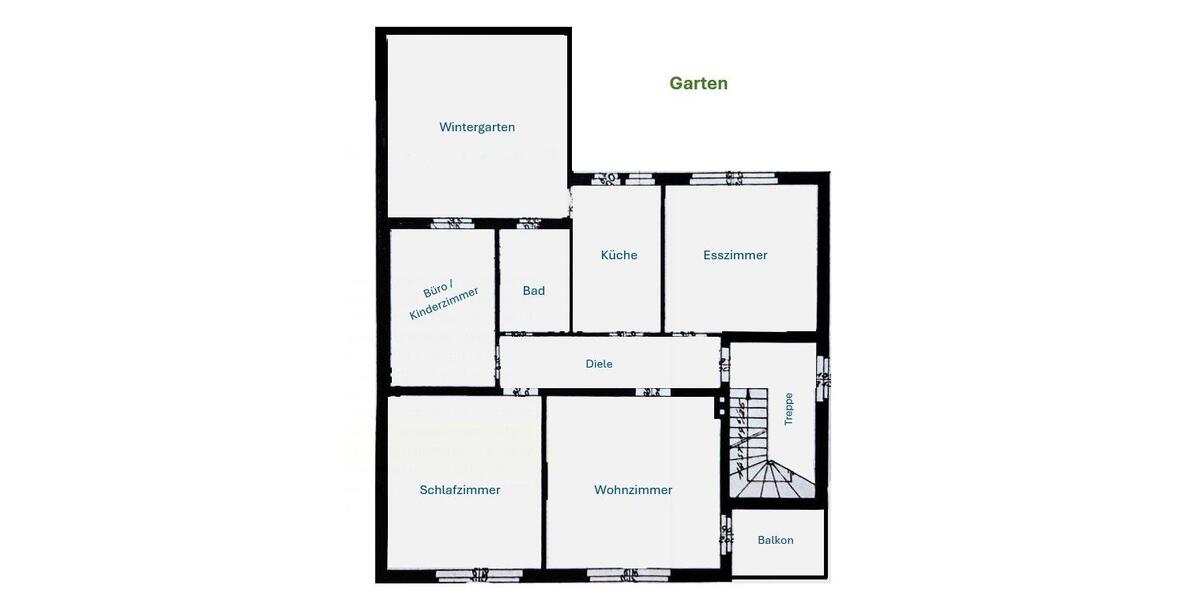 Etagenwohnung Würselen - 5 Zimmer, 100 m&sup2;, 1.250&euro; | Angebot:26522494