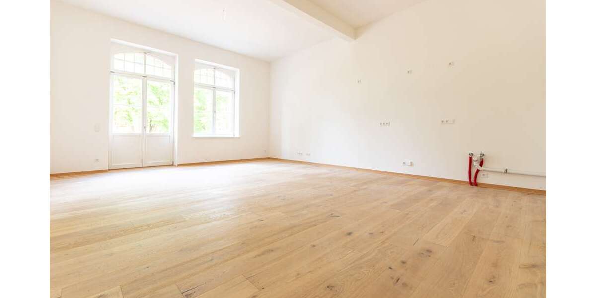 Etagenwohnung Leipzig / Meusdorf Meusdorf - 3 Zimmer, 107 m&sup2;, 1.181&euro; | Angebot:27055088