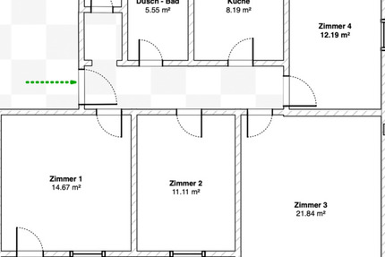 Wohnung Villingen-Schwenningen Schwenningen - 4 Zimmer, 86 m&sup2;, 1.000&euro; | Angebot:24841686