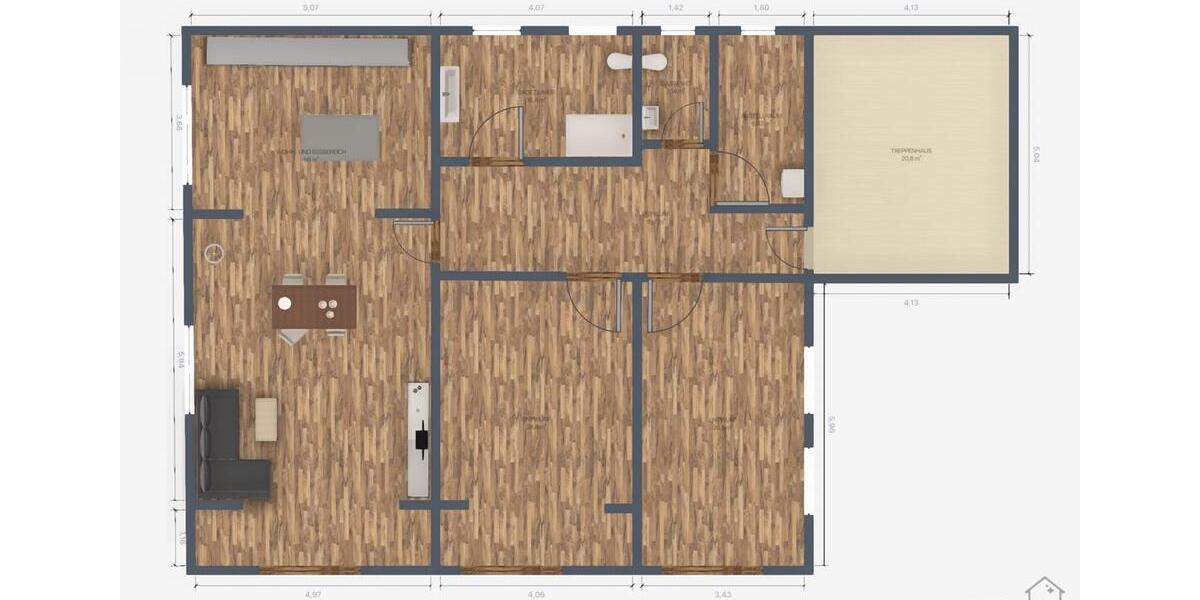 Erdgeschoßwohnung Warendorf - 3 Zimmer, 115 m&sup2;, 1.530&euro; | Angebot:26017935