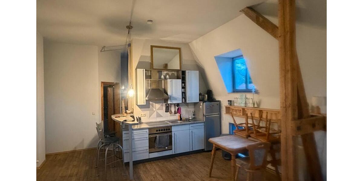 Dachgeschoßwohnung Rudolstadt - 2 Zimmer, 55 m&sup2;, 440&euro; | Angebot:26477463