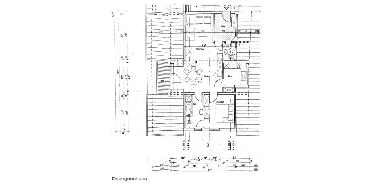 Dachgeschoßwohnung Neunkirchen - 2 Zimmer, 67 m&sup2;, 500&euro; | Angebot:26025227