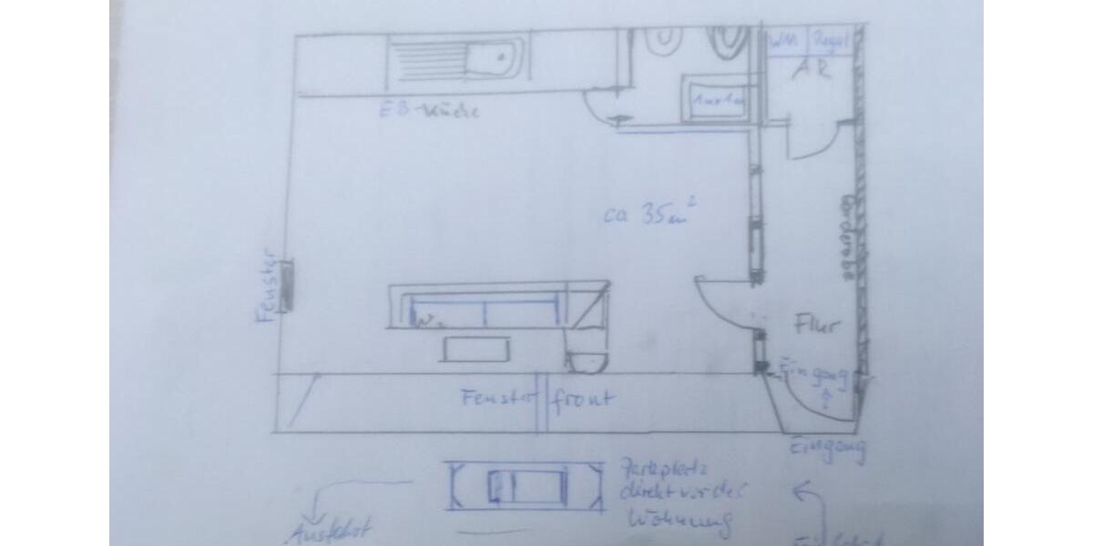 Erdgeschoßwohnung Stemwede - 1 Zimmer, 36 m&sup2;, 400&euro; | Angebot:24561428