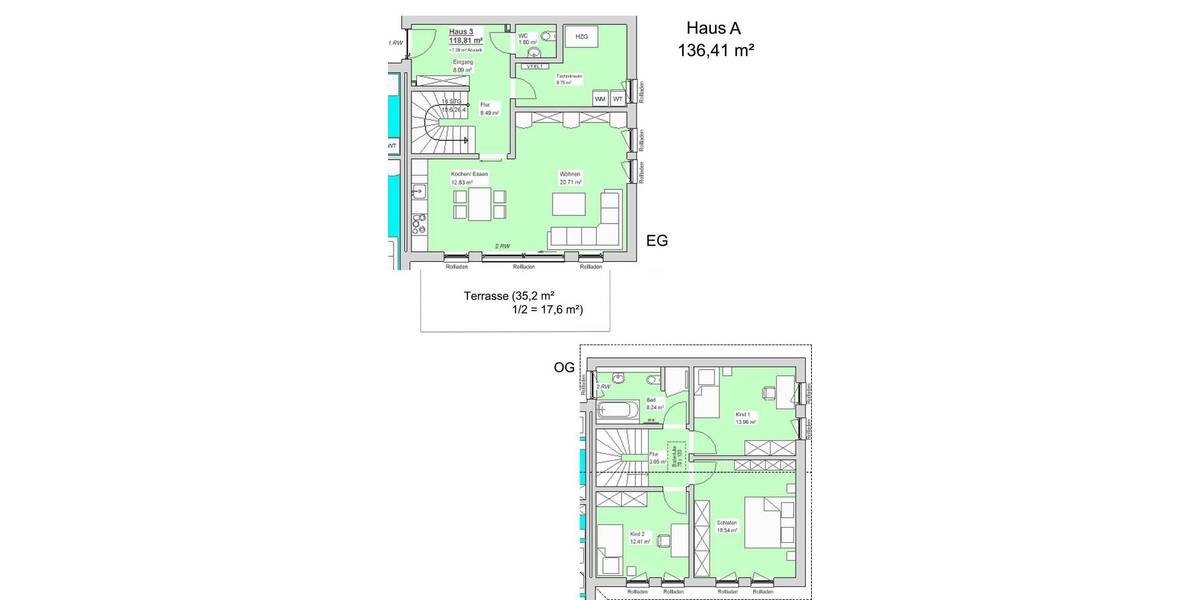 Privatoase mit modernem Neubaukomfort in ruhiger Lage mit Garten und nah am Goitzschesee 4 zimmer