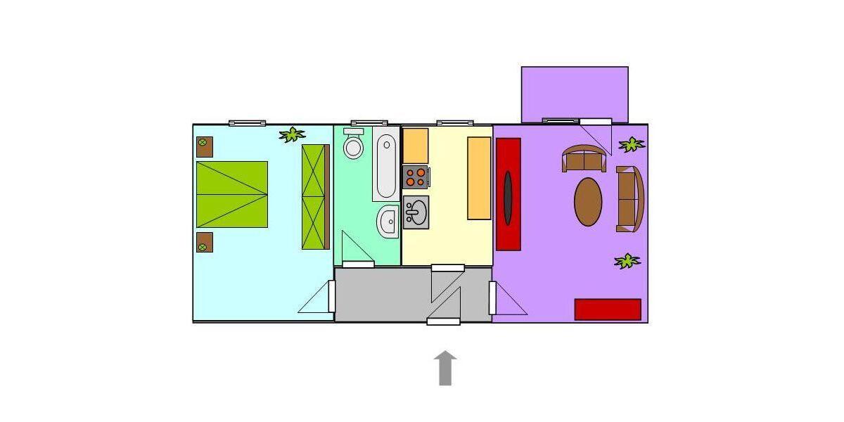 Etagenwohnung Zittau - 2 Zimmer, 50 m&sup2;, 323&euro; | Angebot:26686444