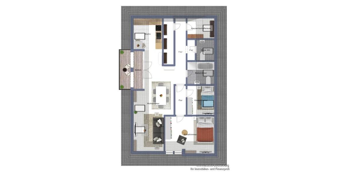 Dachgeschoßwohnung Oldenburg Bloherfelde - 3 Zimmer, 90 m&sup2;, 850&euro; | Angebot:26535452