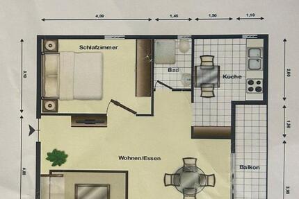 Wohnung Carlsberg - 2 Zimmer, 60 m&sup2;, 710&euro; | Angebot:24592749