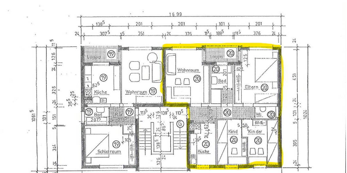 Etagenwohnung Aldenhoven - 4 Zimmer, 76 m&sup2;, 760&euro; | Angebot:26130030