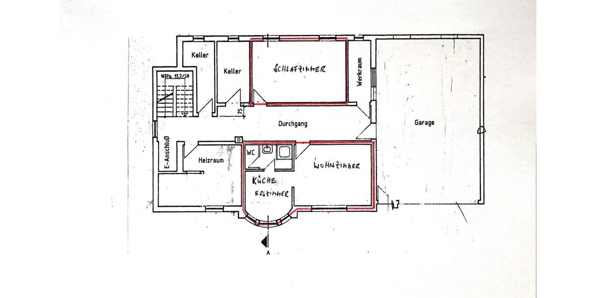 Erdgeschoßwohnung Weismain - 2 Zimmer, 51 m&sup2;, 580&euro; | Angebot:24841224