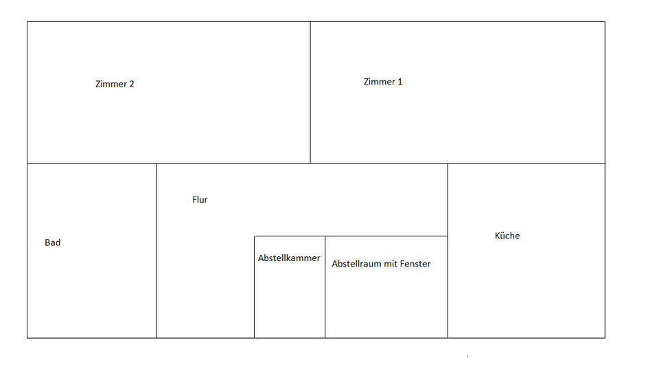 3 Raum Wohnung in Quitzin Splietsdorf zimmer