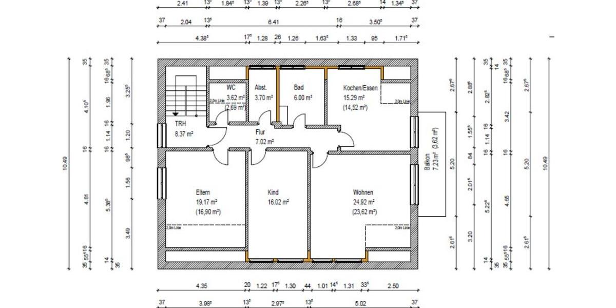 Dachgeschoßwohnung Stetten am kalten Markt - 3.5 Zimmer, 865&euro; | Angebot:23648997