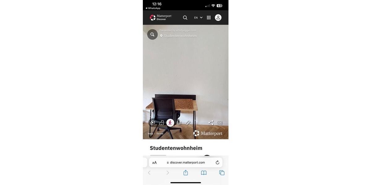 Wohnen auf Zeit Kriftel - 1 Zimmer, 18 m&sup2;, 580&euro; | Angebot:24524181