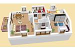 Dachgeschoßwohnung Muldestausee - 3 Zimmer, 90 m&sup2;, 630&euro; | Angebot:26552436