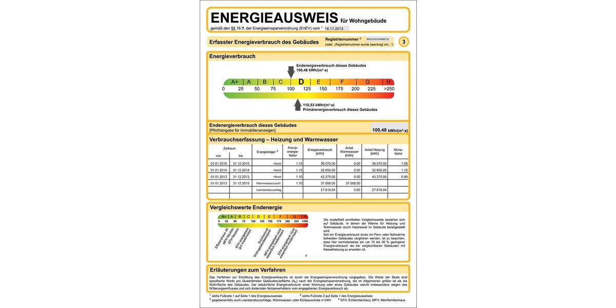 Etagenwohnung Lügde - 3 Zimmer, 88 m&sup2;, 500&euro; | Angebot:25991599