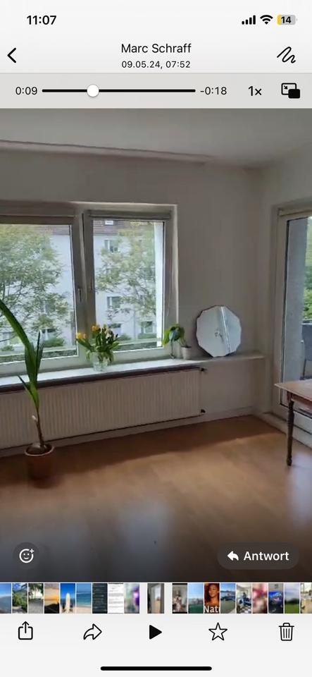 Super schönes Zimmer mit eigenen Balkon zur Zwischenmiete frei
