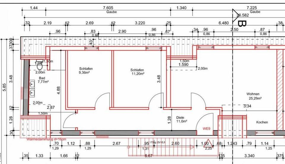 Etagenwohnung Ahnatal - 3 Zimmer, 67 m&sup2;, 790&euro; | Angebot:26544961