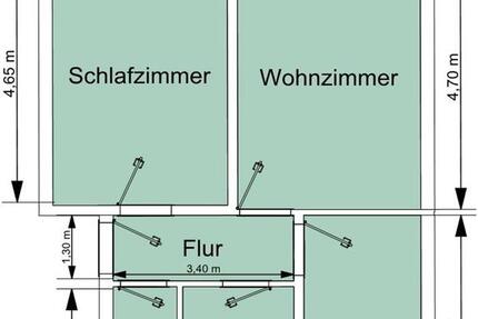 Helle und ruhige 3- Zimmer Wohnung mit Balkon