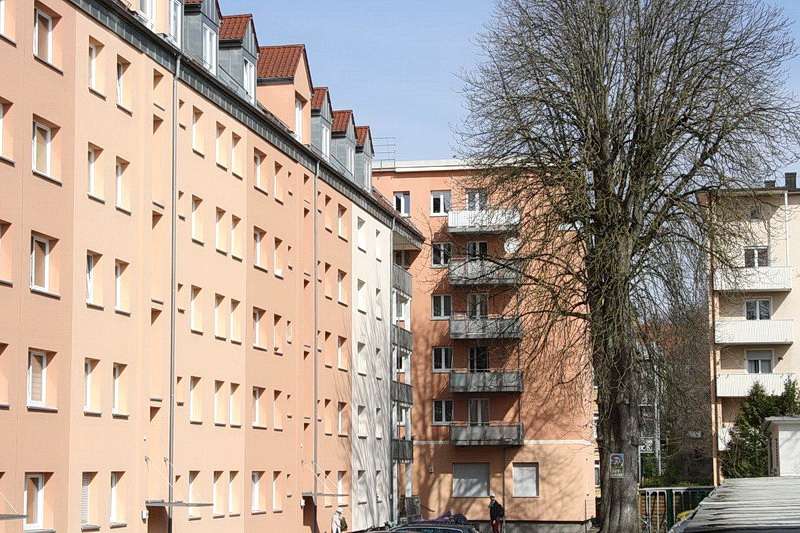 Etagenwohnung Augsburg Innenstadt - 3 Zimmer, 56 m&sup2;, 611&euro; | Angebot:26164773