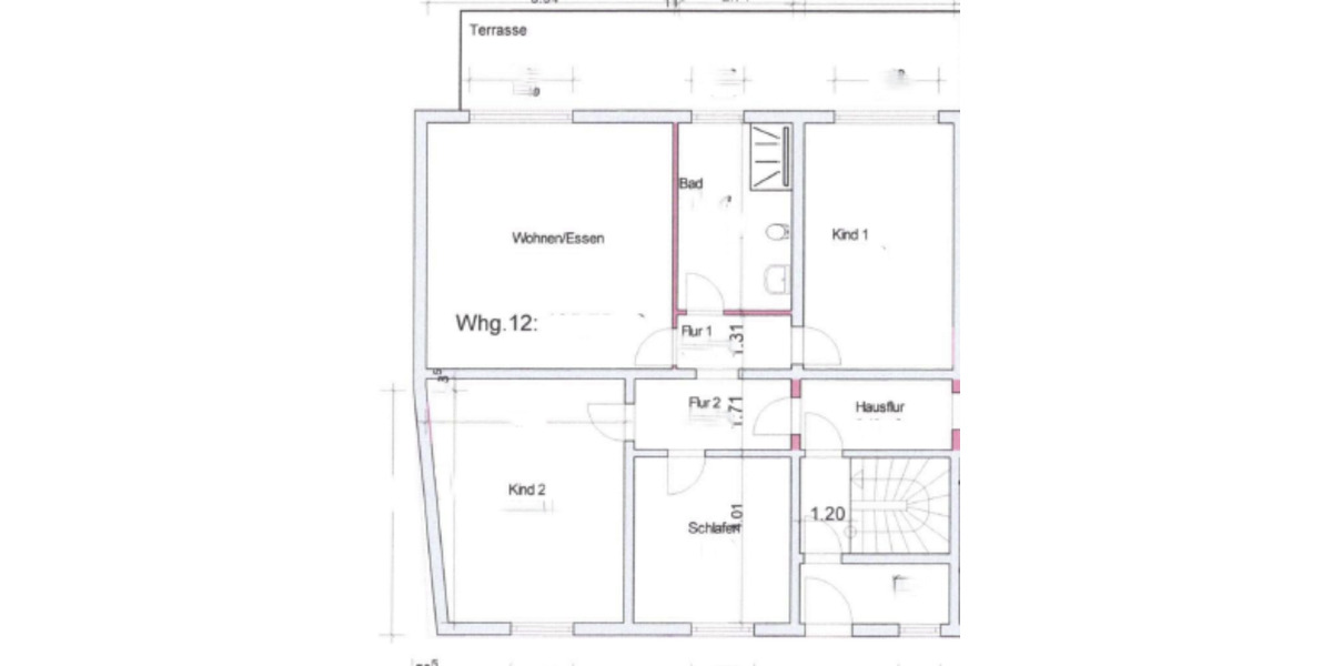 Erdgeschoßwohnung Hillerse - 4 Zimmer, 1.089&euro; | Angebot:23391852