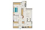 Etagenwohnung Köln Porz - 2.5 Zimmer, 68 m&sup2;, 866&euro; | Angebot:26641590