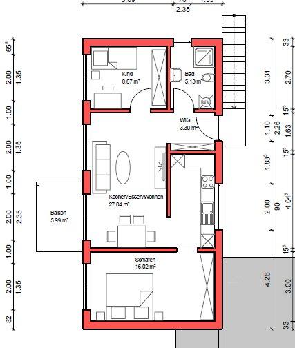 Etagenwohnung Krumbach (Schwaben) - 3 Zimmer, 62 m&sup2;, 800&euro; | Angebot:25971884